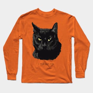 Angry Cat Long Sleeve T-Shirt